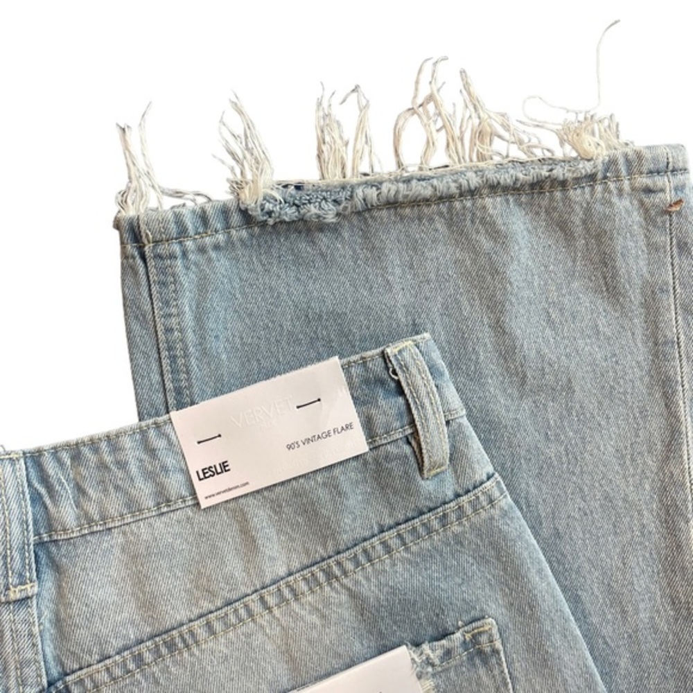 Vervet Jeans 90s Vintage flare distressed - Picture 9 of 11